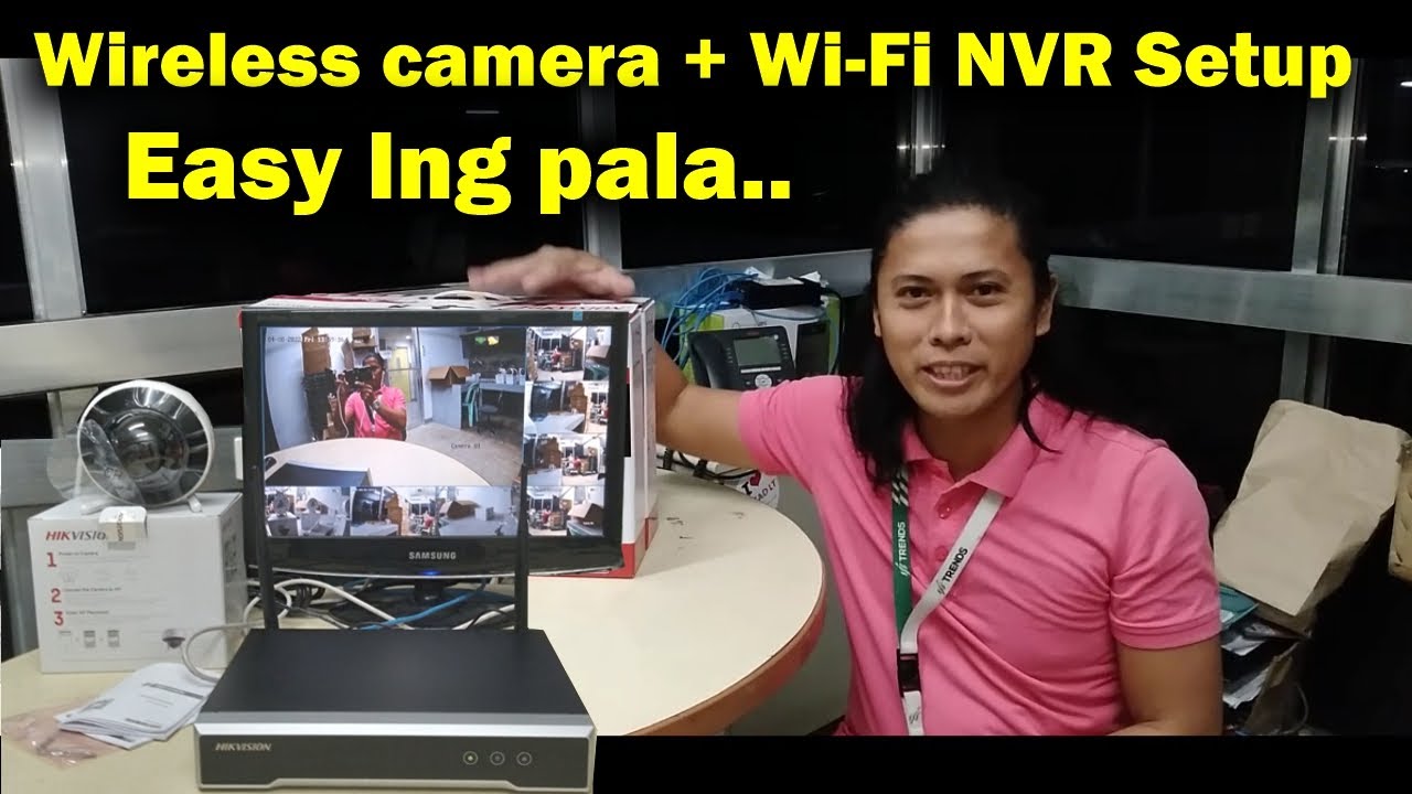 HIKVISION WIFI NVR & WIRELESS CAMERA SETUP  - Wifi NVR Unboxing & Wireless Camera Unboxing - PART 1