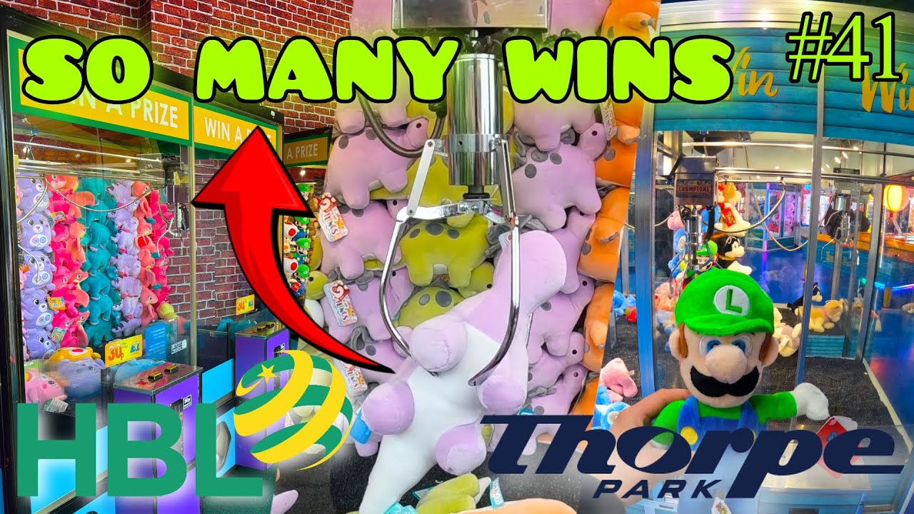 Claw Machines UK Episode #41 | Thorpe Park | WON So Much They Thought We Were STEALING