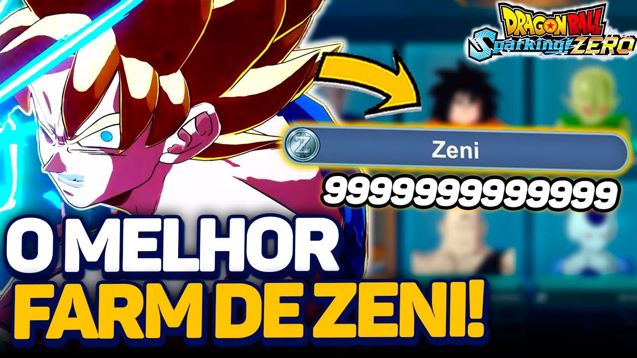 COMO FARMAR MUITO ZENI (DINHEIRO) RÁPIDO E FÁCIL NO DRAGON BALL SPARKING ZERO!