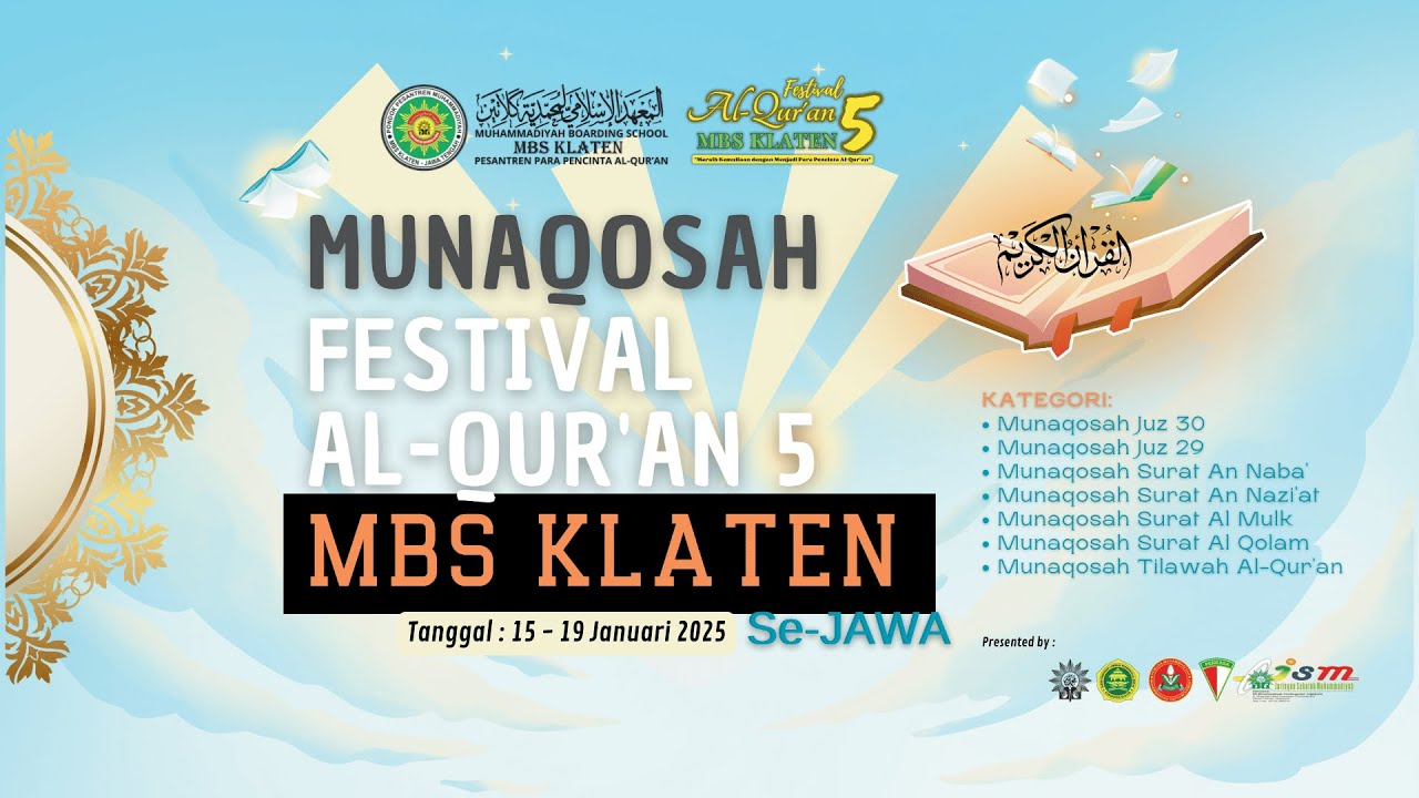 Munaqosah Festival Al-Qur'an 5 MBS Klaten
