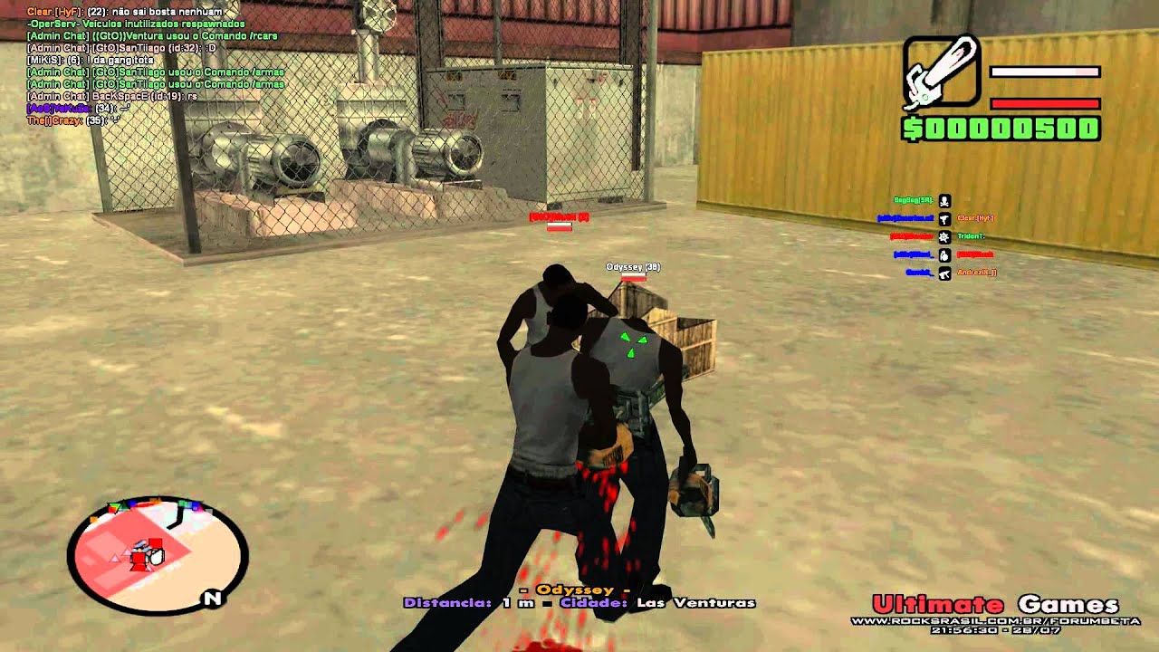 Trollando os amiguin no SAMP :D