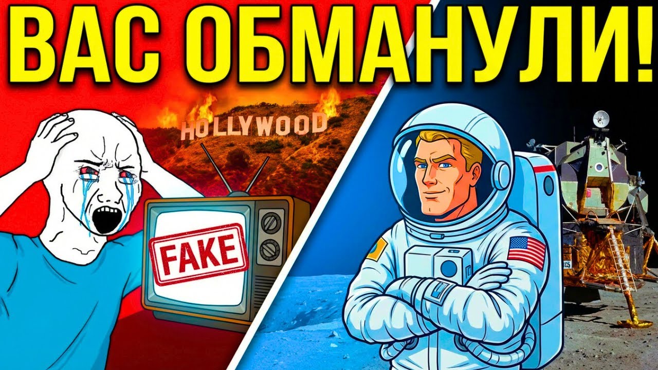 ВЫСАДКА НА ЛУНУ: ВАС ЖЕСТКО ОБМАНУЛИ!