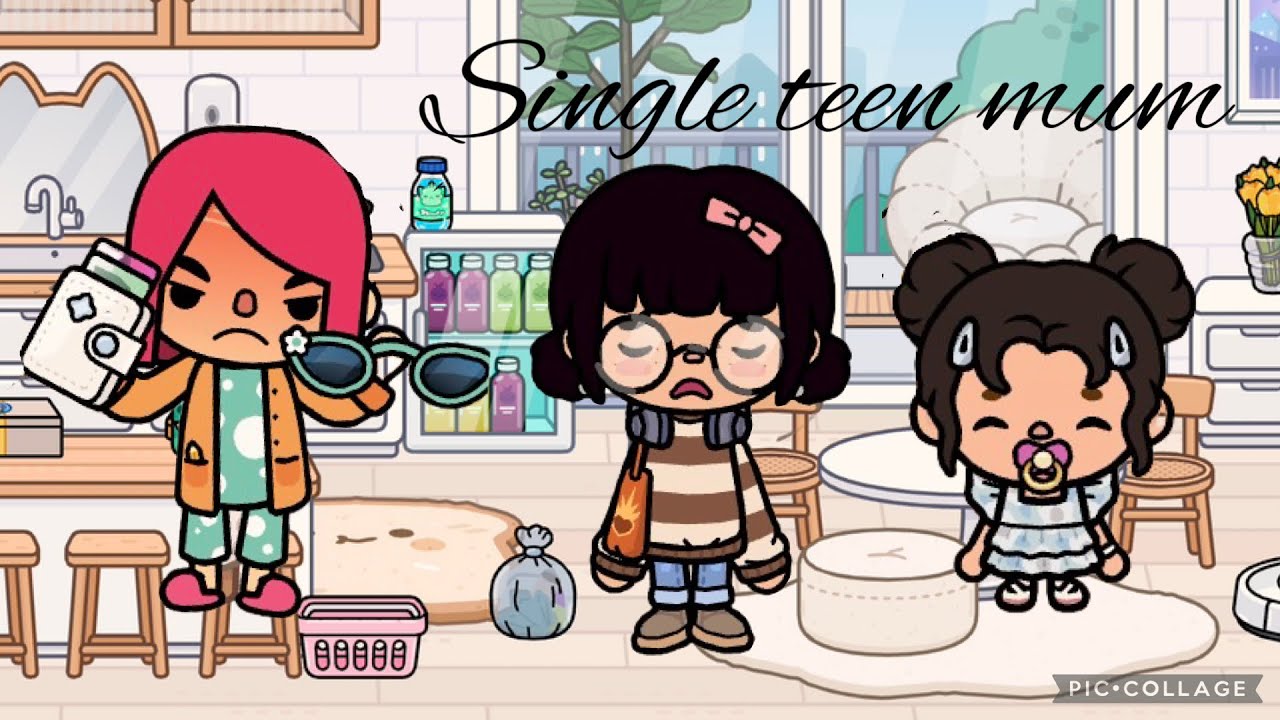 Single teen mum