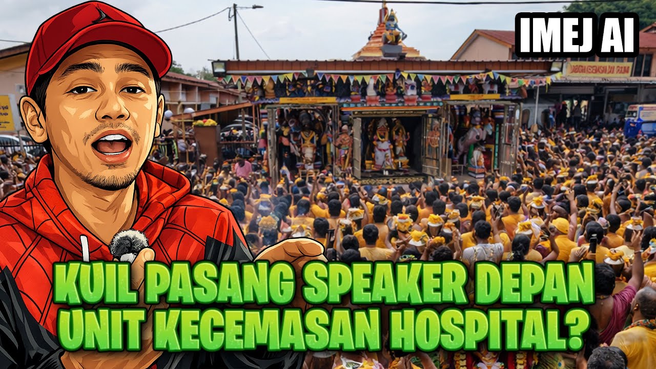KUIL SIAP PASANG SPEAKER LAGU RANCAK DEPAN WAD KECEMASAN HOSPITAL?