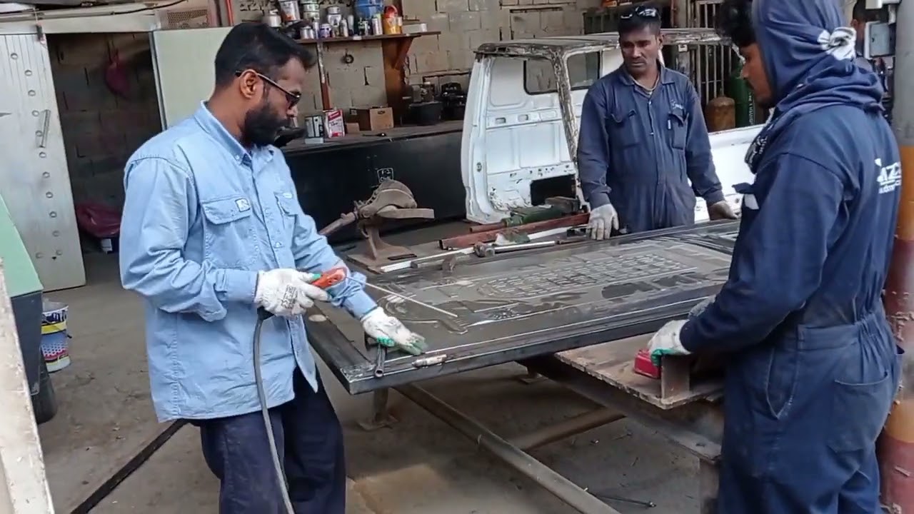 How to make a steel design Door...😎@steelworks-Mannu
