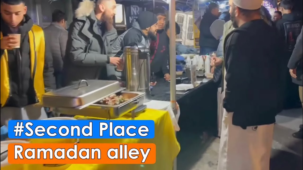 The controversial Ramadan market outside East London Mosque