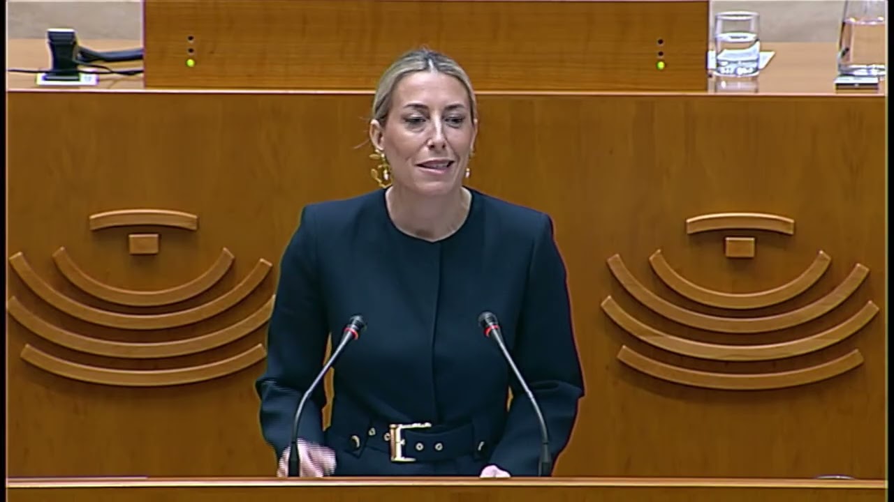 Intervención de la candidata a la Presidencia de la Junta de Extremadura