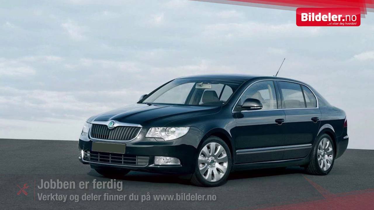 Skoda Superb: Hvordan bytte lenkearm i bakstilling - 2008 til 2010 mod. (3T)