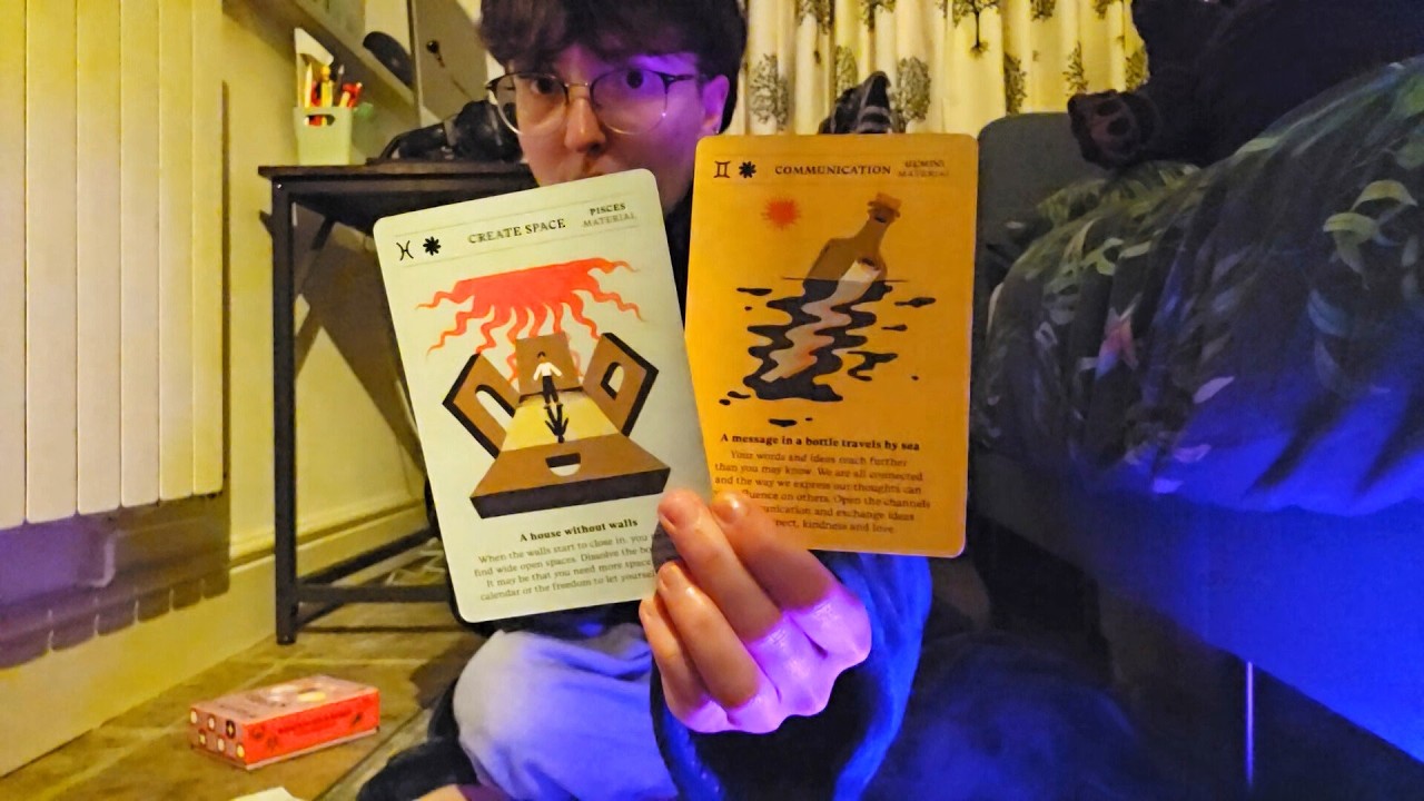 an ASMR tarot card reading... ASMaRch Day 5