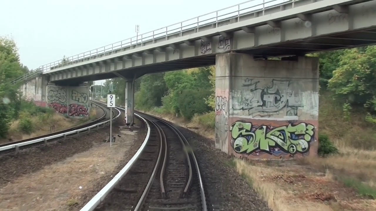Führerstandsmitfahrt S-Bahn Berlin S7 Ahrensfelde - Potsdam