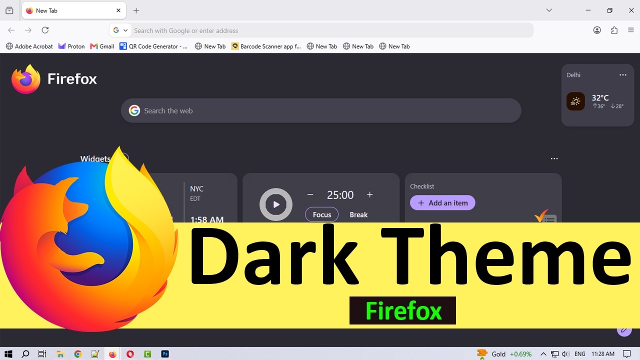 How to Turn On Dark Theme in Firefox?