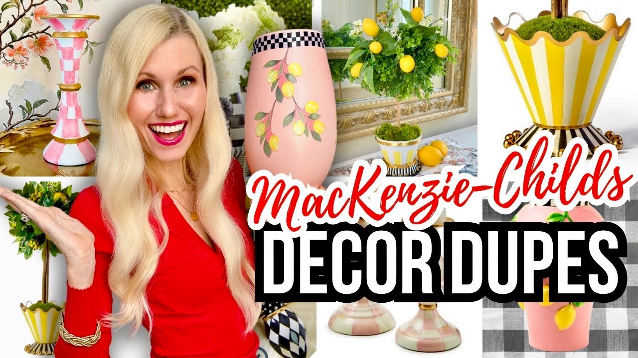 *MACKENZIE-CHILDS* DIY HOME DECOR DUPES! PRICEY DESIGNER LOOKS For LESS!