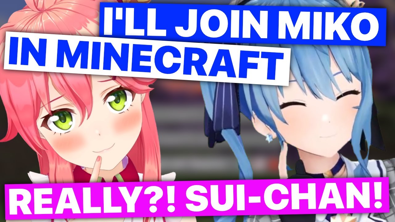 Miko Too Happy When Suisei Joins Her In Minecraft & Other MiComet Shenanigans (Hololive) [Eng Subs]