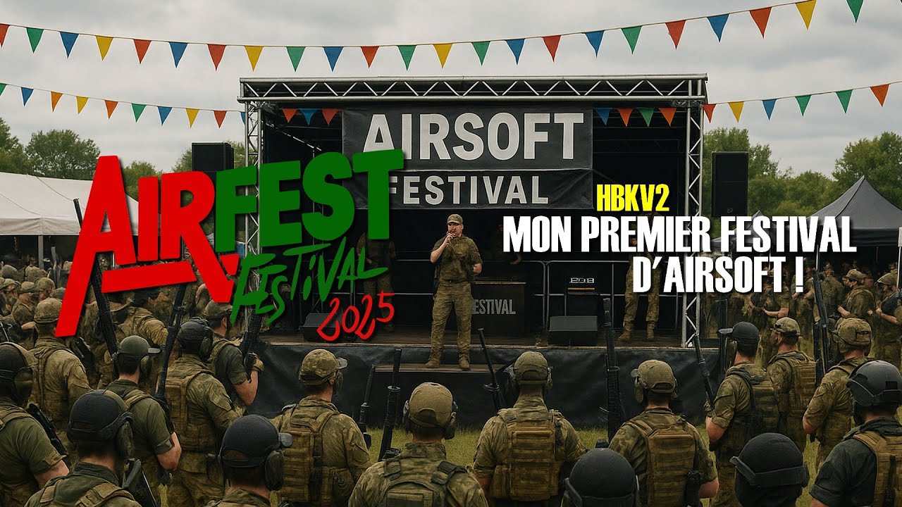HBKV2 - Z.A.T 🇫🇷 / MON PREMIER FESTIVAL D'AIRSOFT 🔥 ! VLOG + GAMEPLAY / AIRFEST 🎥