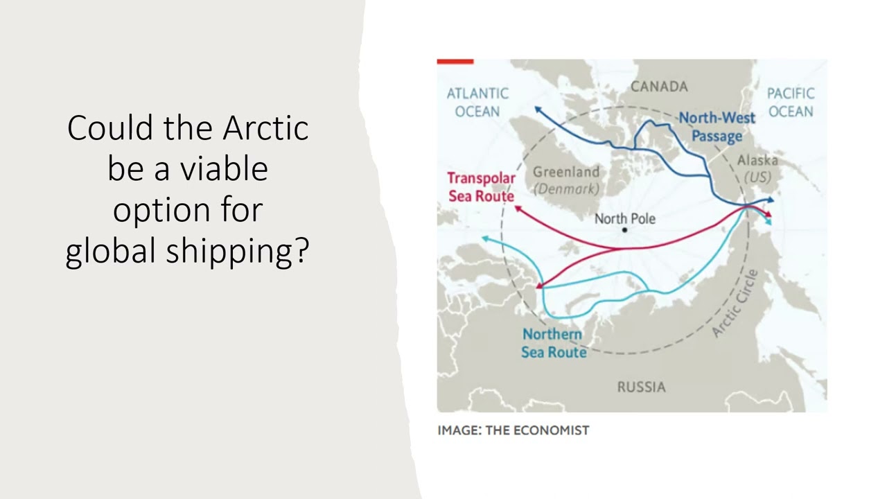 Theme 1   Changing maritime trade patterns   Arctic trade routes   January 2024