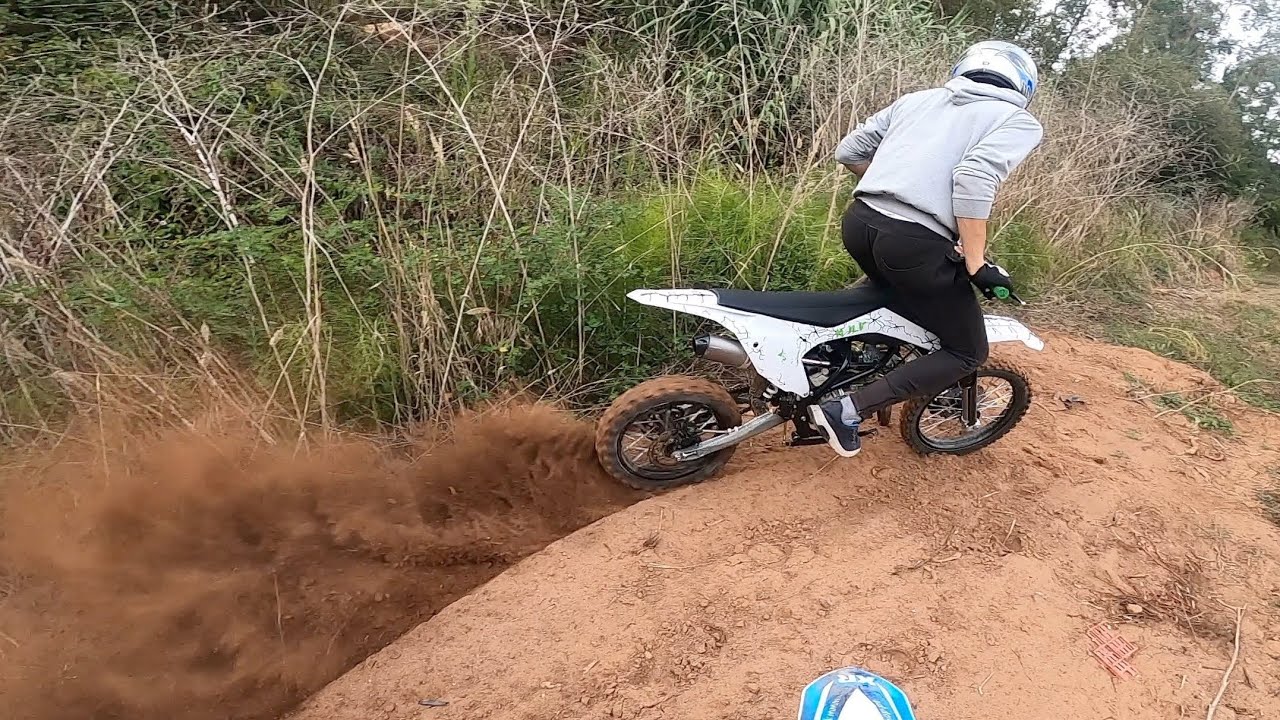 A DOIDEIRA ESTA DE VOLTA ! warrior 350 ATOMIC 140 pit bike enduro