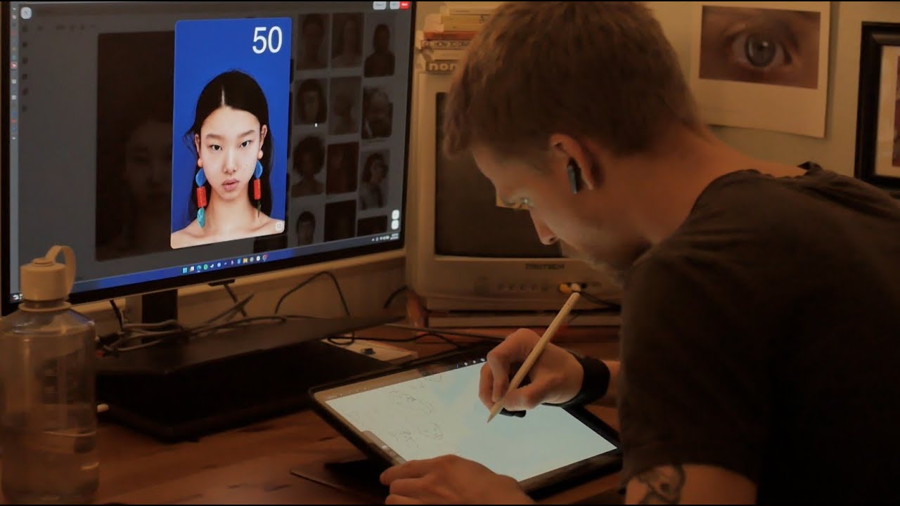 DRAW WITH ME ~ 2 Hours of Drawing Practice 🎨 Continuing 100 Heads Challenge