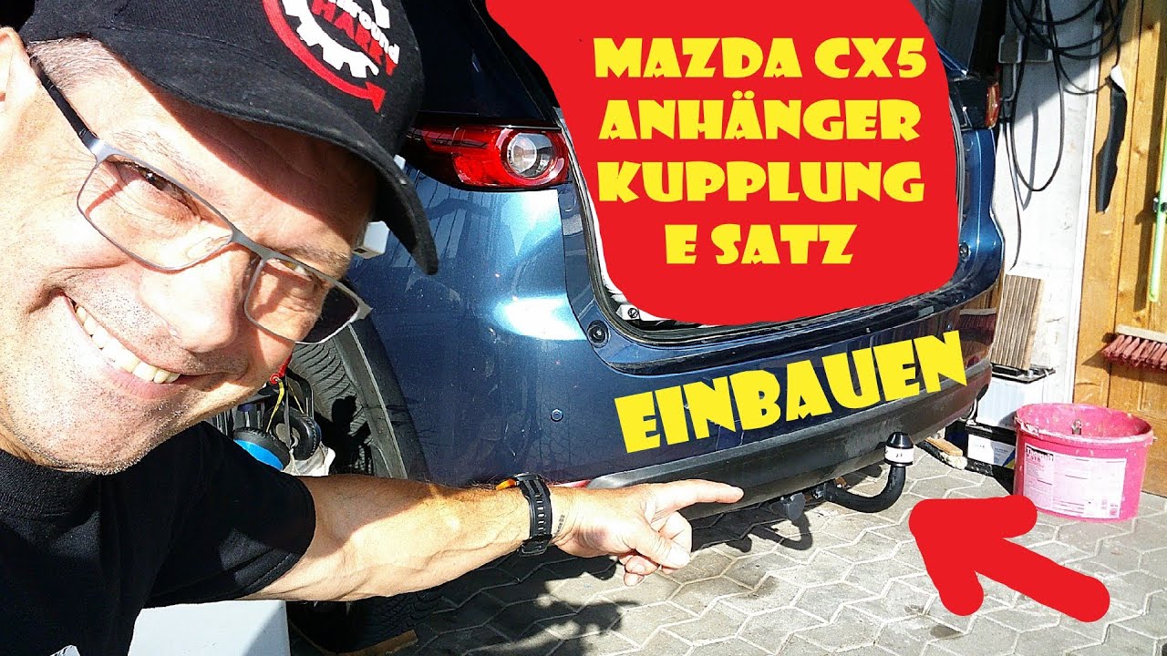 Mazda CX5 Anhängerkupplung einbauen und Elektro Satz 13 Polig verkabeln @Allround Harry