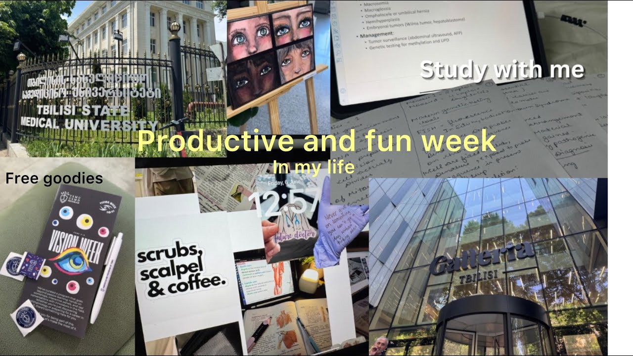 Vision week in TSMU, Study vlog and shopping spree...