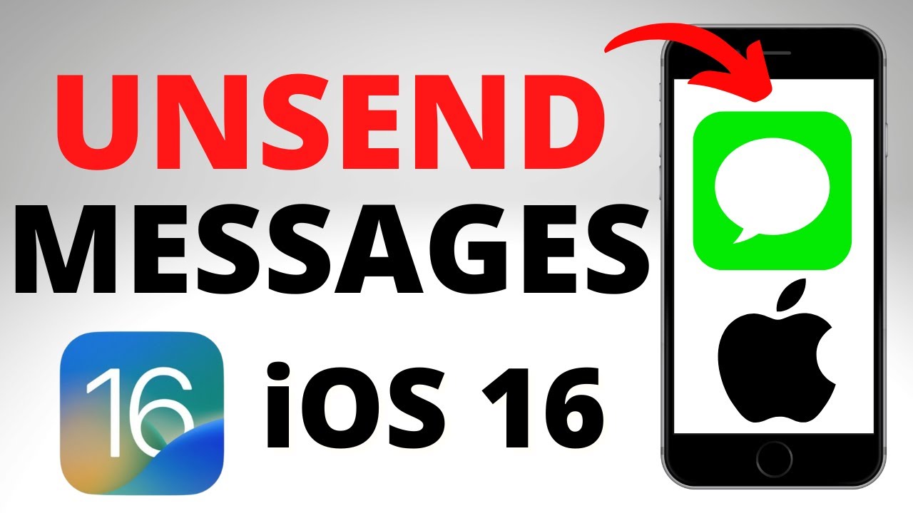 How to Unsend Messages on iPhone iOS 16 - Undo Send Text Message iPhone