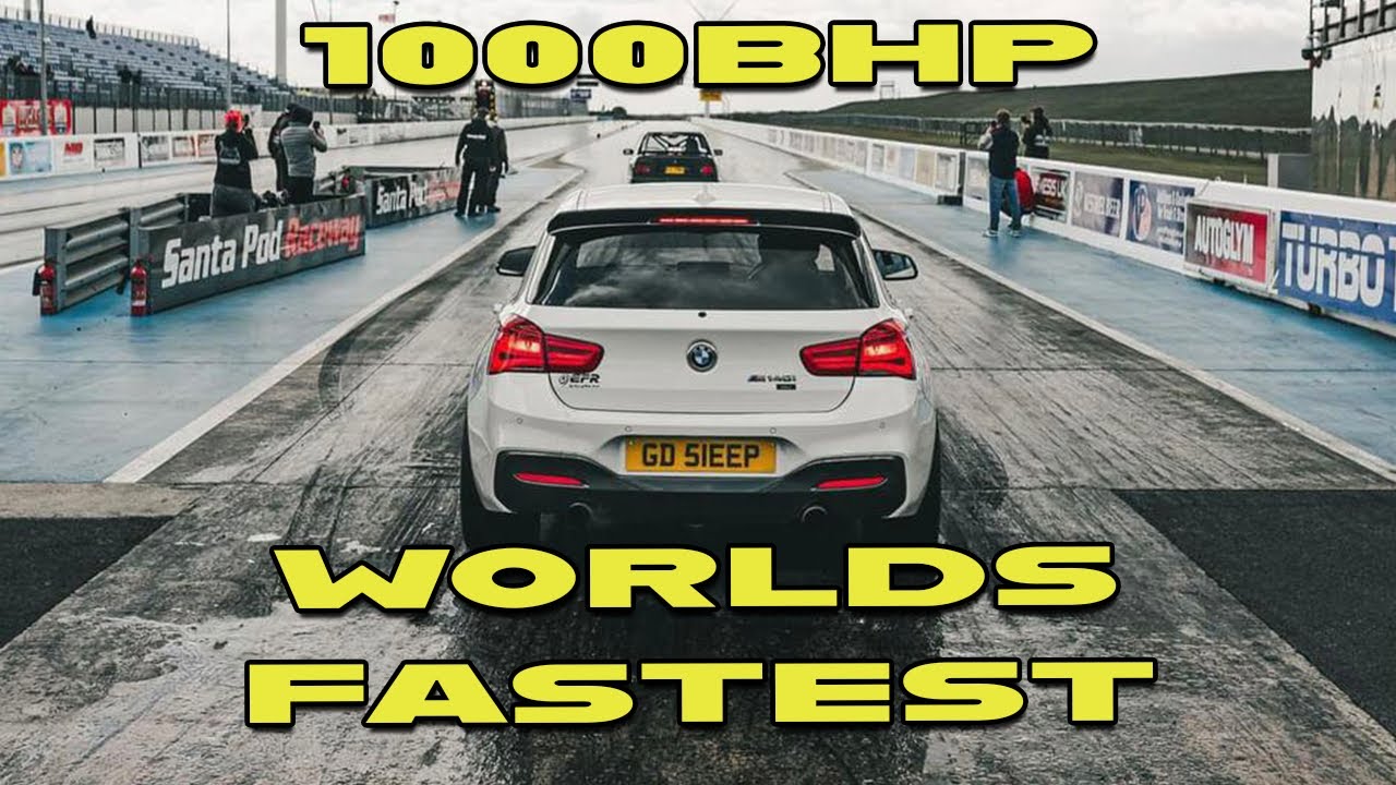 1000BHP Bmw M140i Takes To Santa Pod For 1/4 Mile Runs  *WORLDS FASTEST*