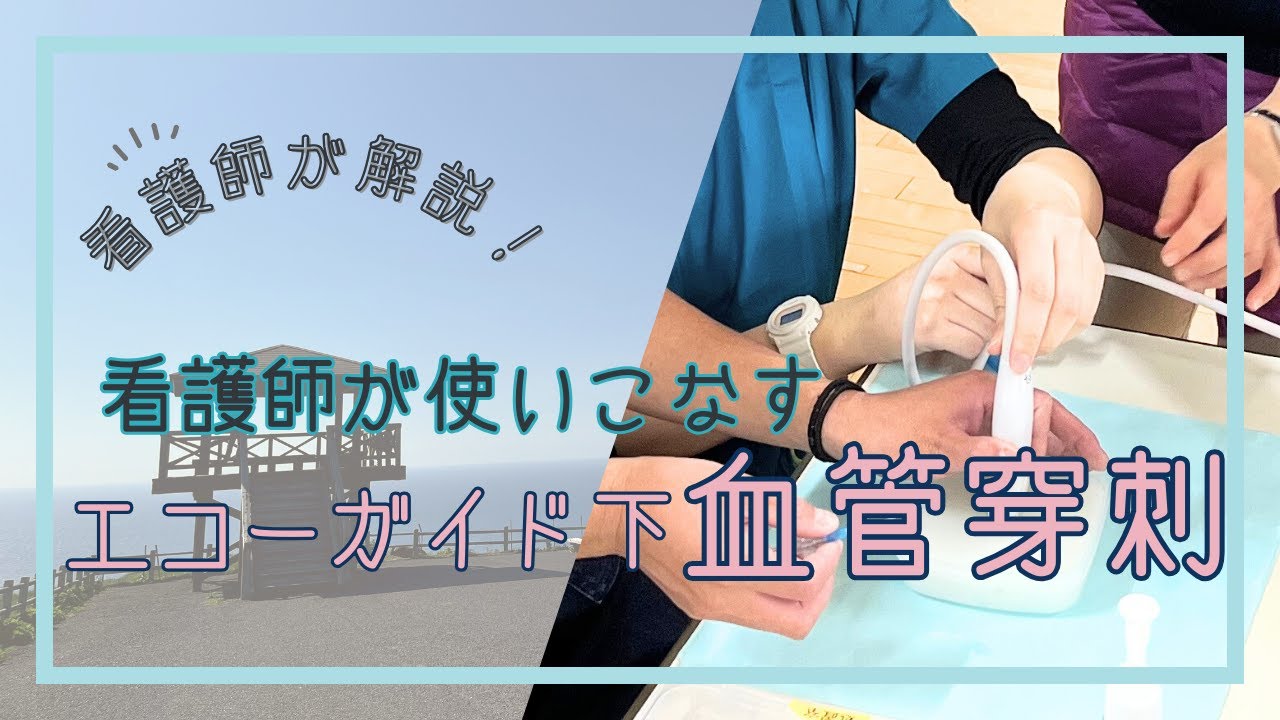 エコーガイド下血管穿刺＃看護師が使いこなすエコー