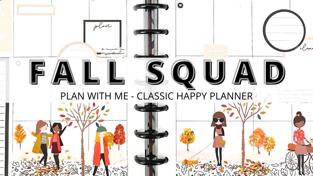 PLAN WITH ME | CLASSIC HAPPY PLANNER | FALL SQUAD GOALS