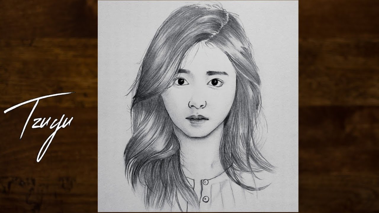 How to draw Twice Tzuyu | How to draw TWICE members step by step | Kpop sketch | YouCanDraw
