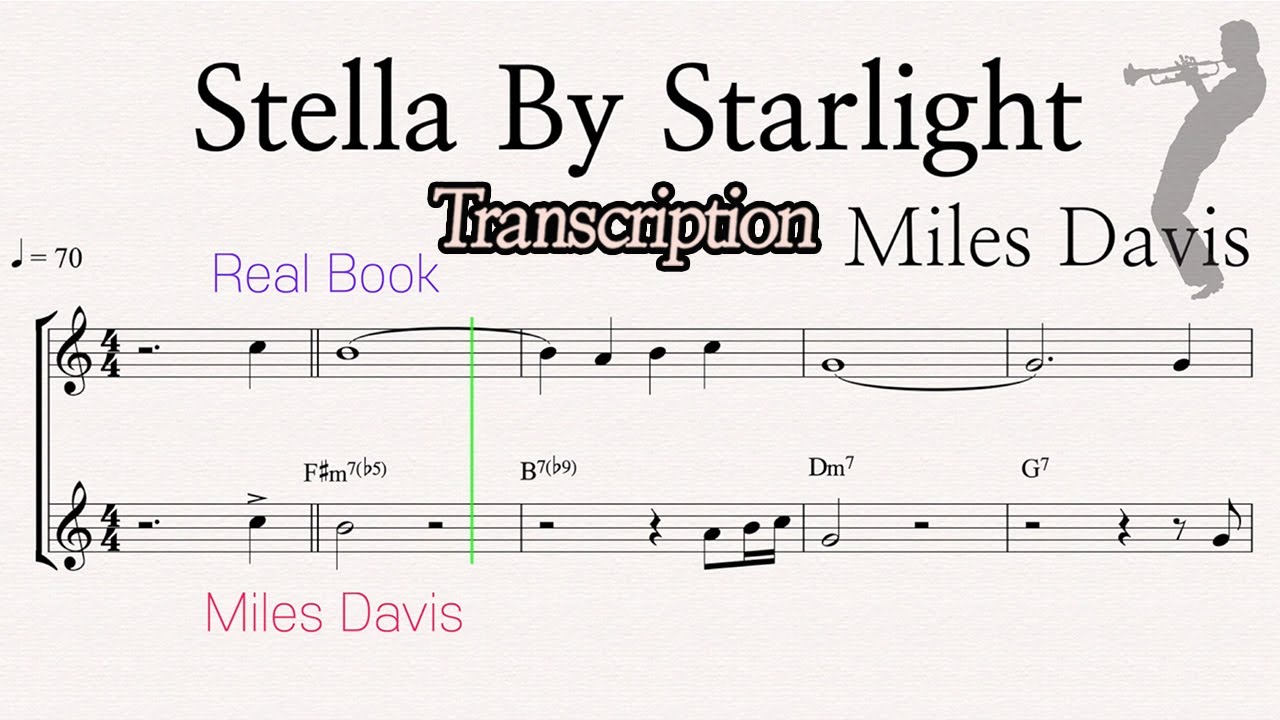 Stella By Starlight - Miles Davis (Transcription)