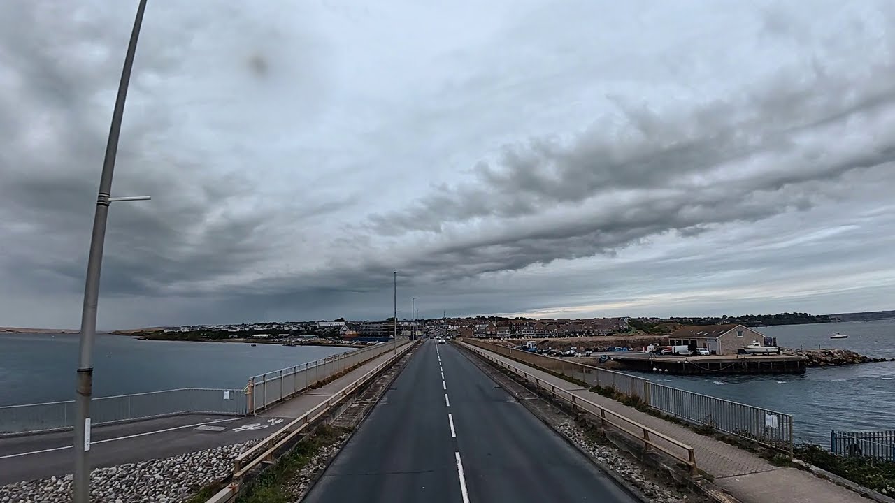 Portland Bill To Weymouth Seafront Open Top Bus Tour Front View September 2025
