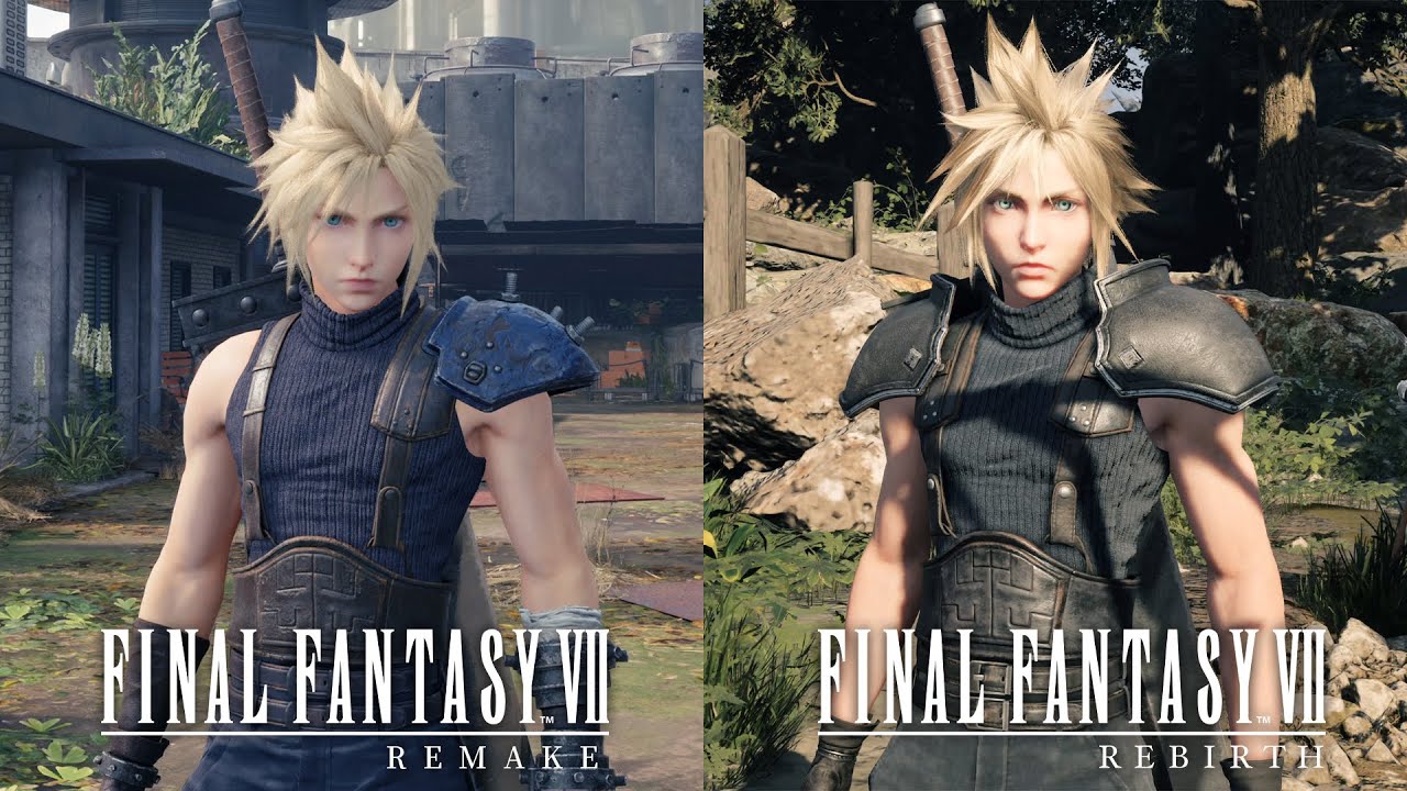 FF7 Rebirth VS. FF7 Remake - Combat & Graphics Comparison