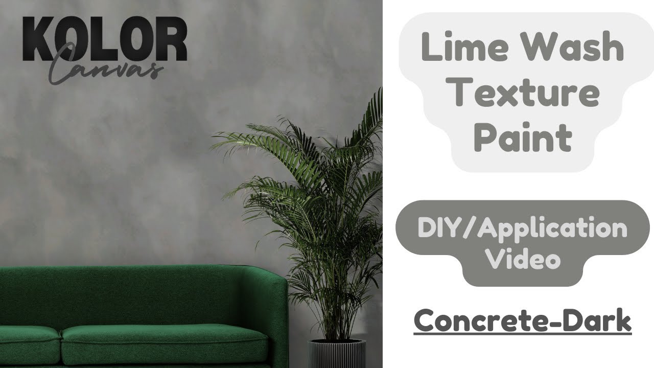 Lime Wash Texture Paint - Kolor Canvas - India: DIY/ Application #limewash #paint #diy#limewashpaint