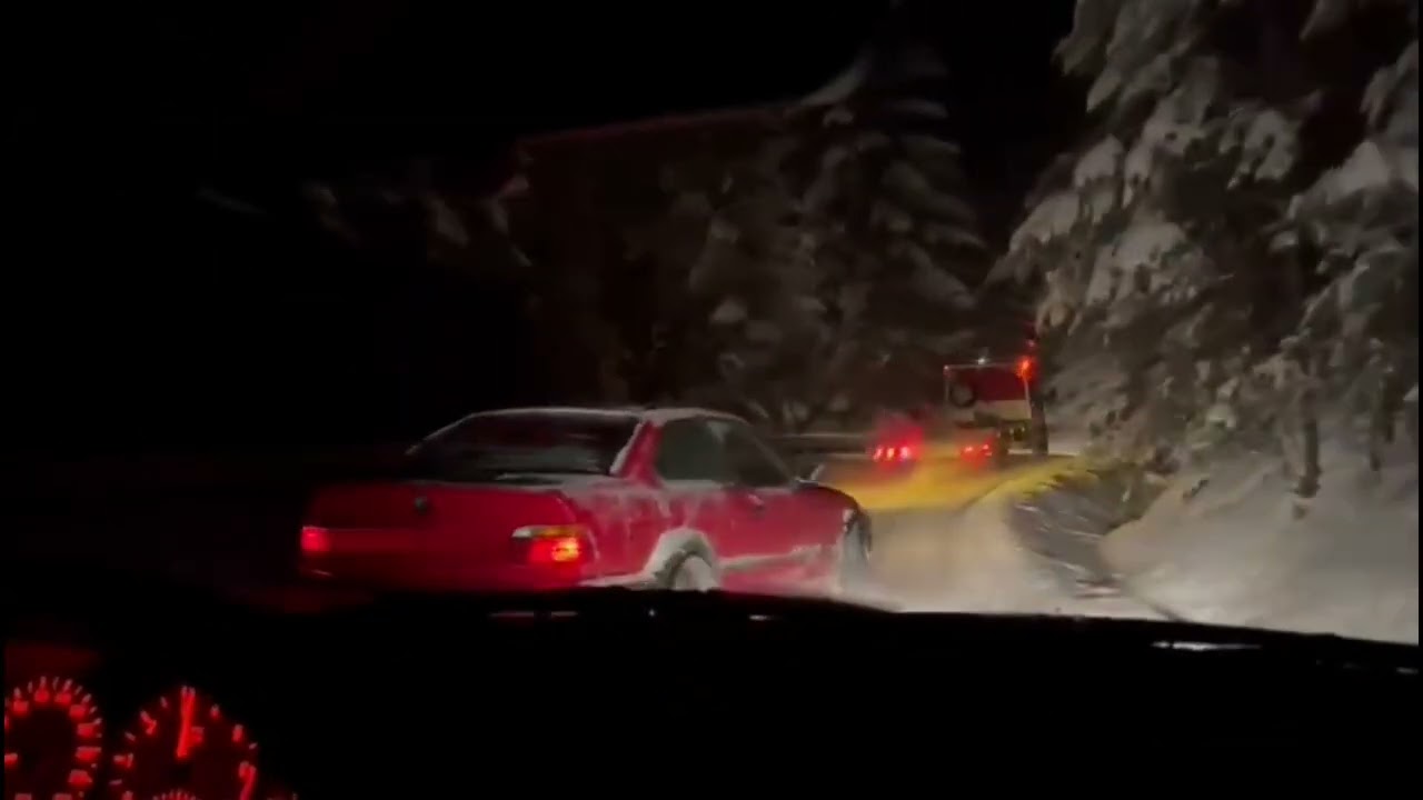 Winter touge drift