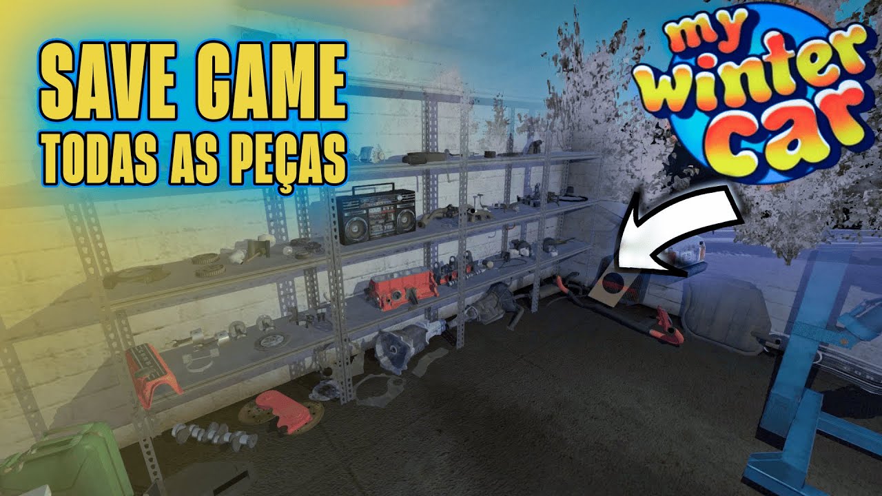 My Winter Car – Save Game | Corri’s Rivet todas as peças