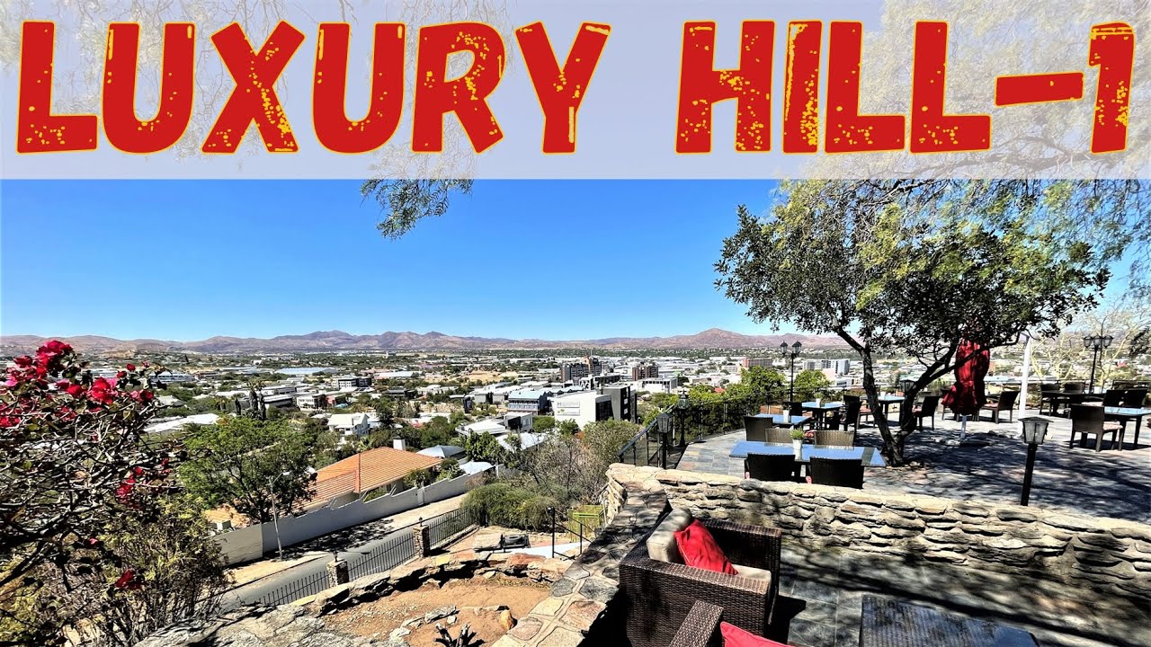 THE MOST EXPENSIVE? LUXURY HILL UPMARKET SUBURB IN WINDHOEK NAMIBIA SOUTHERN AFRICA PART 1