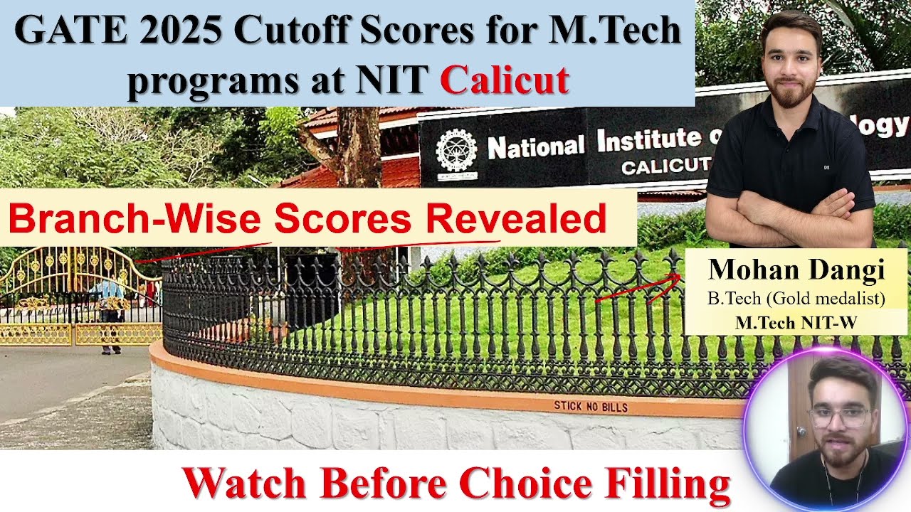 NIT Calicut MTech Admission 2026 | GATE Cutoff, Fees, Placement | COAP/CCMT Counselling