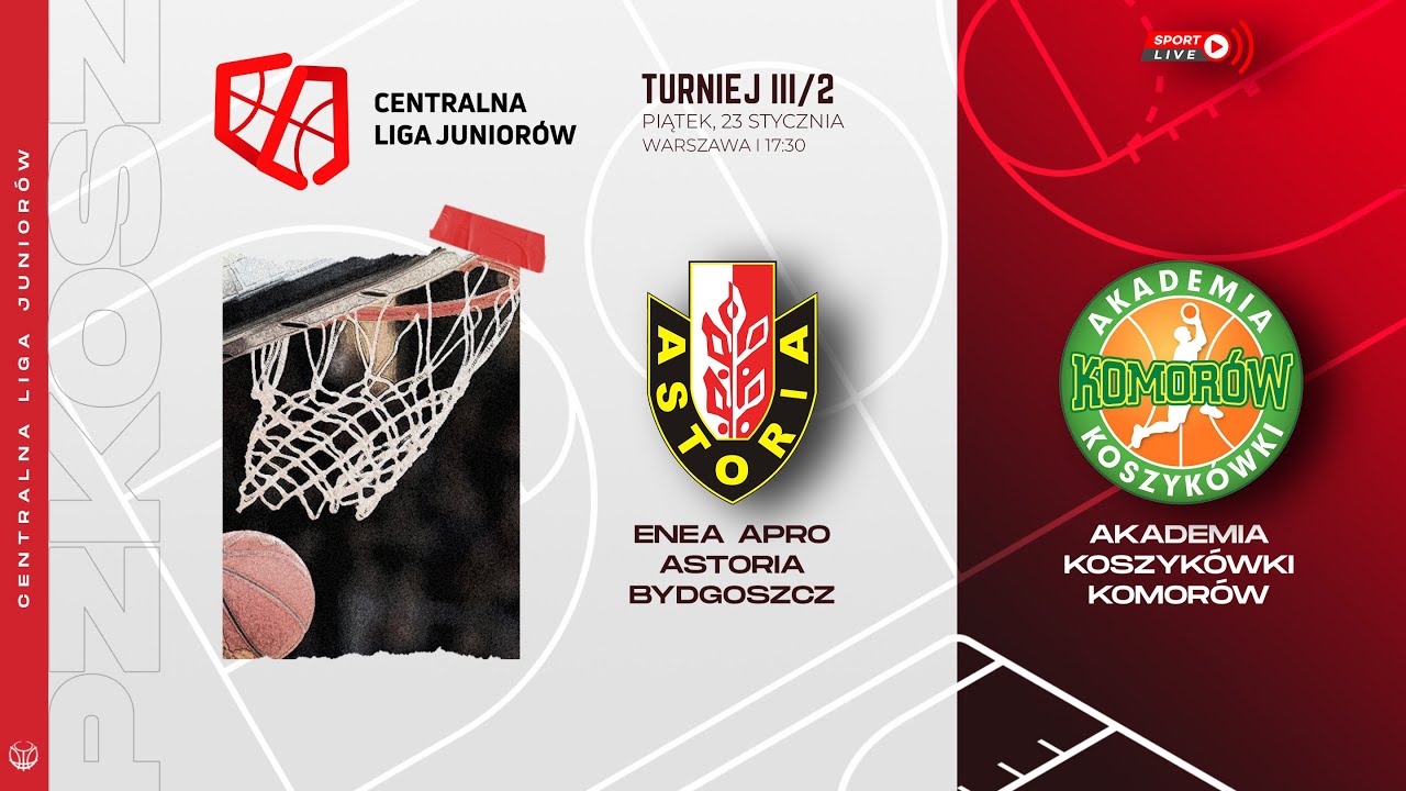 Enea Apro Astoria Bydgoszcz - Akademia Koszykówki Komorów (CLJ)
