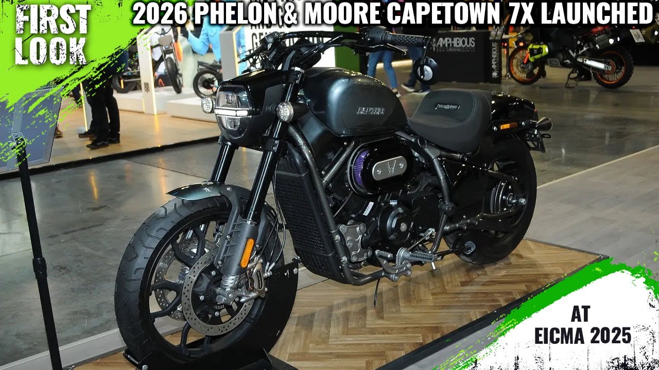 2026 Phelon & Moore Panther Cruisers Launched At EICMA 2025 - First Look - Full Exterior