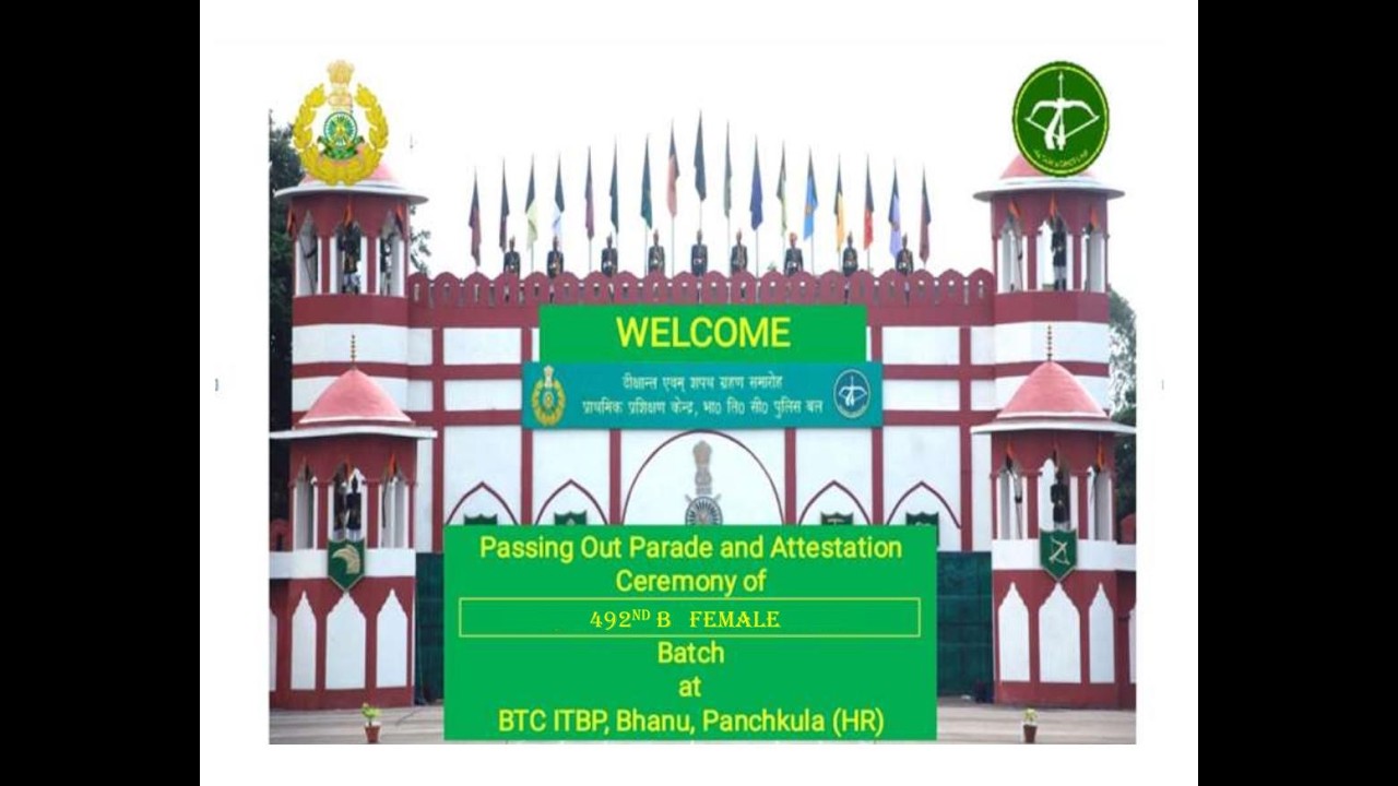 PASSING OUT PARADE AND ATTESTATION CEREMONY OF 492ND (B) CONSTABLE GD FEMALE BATCH AT BTC, ITBP.