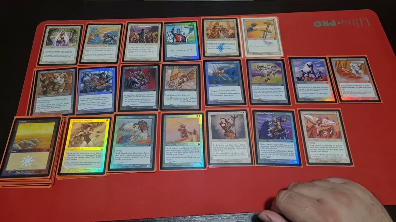 Premodern Magic - Rebels - Deck Tech + Gameplay - Old Frame MTG