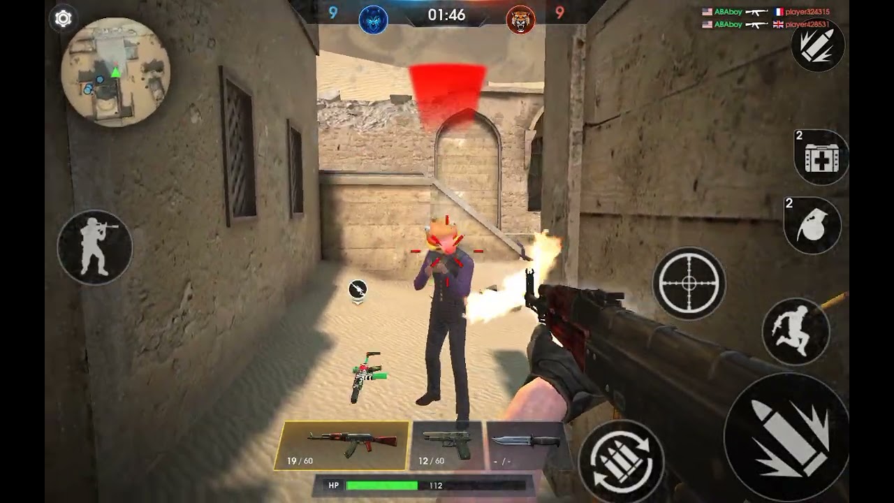 FPS ONLINE STRIKE PVP SHOOTER Team deathmatch gameplay#6🔥