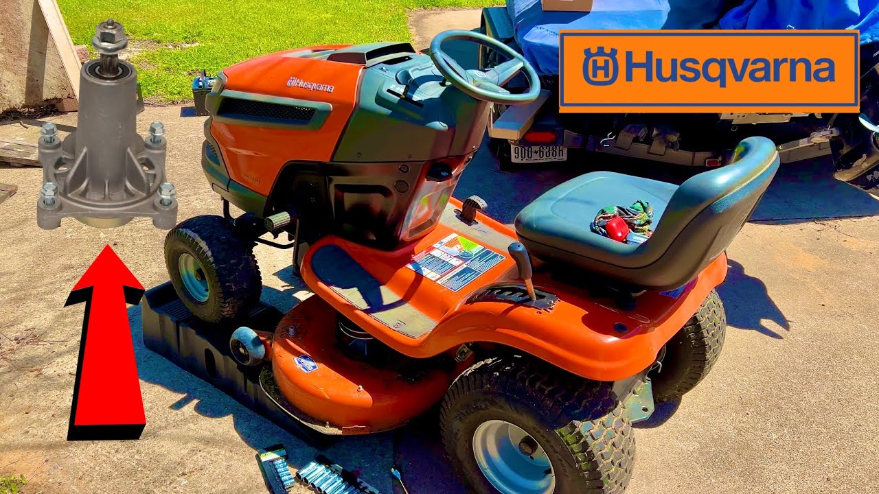 Husqvarna Riding Mower Deck Spindle Replacement DIY