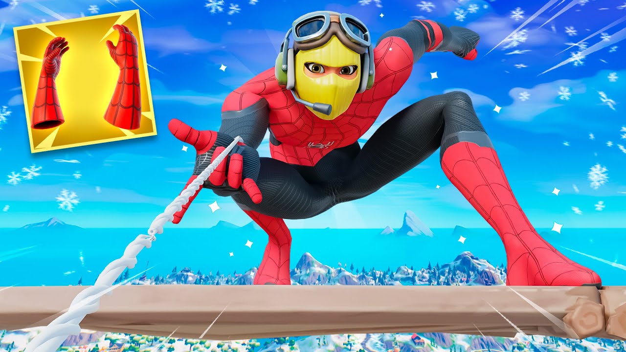 LA *MEJOR* ARMA MÍTICA PARA HACER SKYBASE en Fortnite 🕸