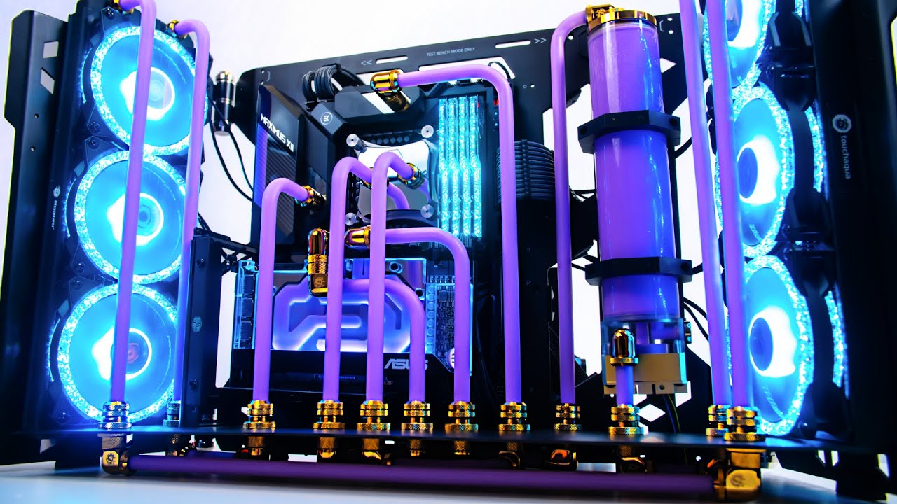 Сборка игрового ПК Asus RTX 3090 с водяным охлаждением за 6000 долларов с тестами!