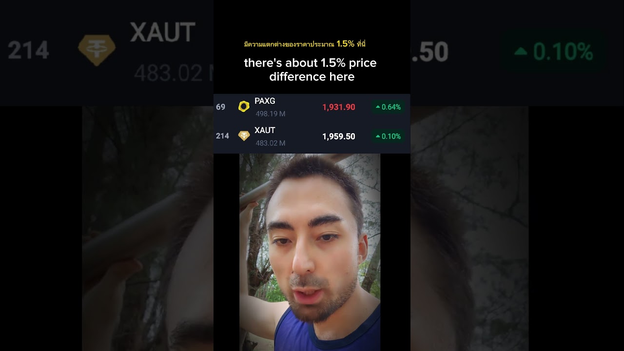 Gold price discrepancy #gold #paxg #xaut #crypto