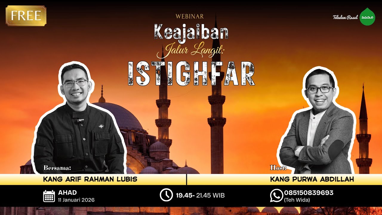 Webinar Keajaiban Jalur Langit Istighfar