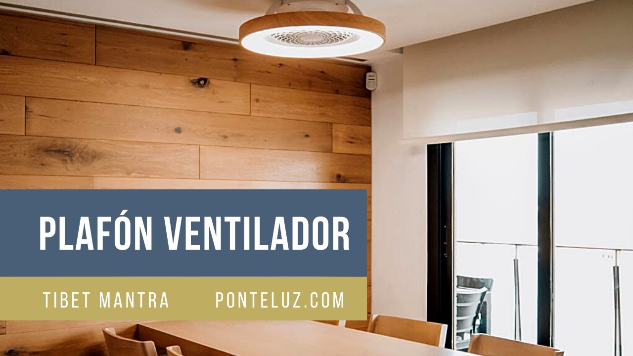 Plafón Ventilador LED - TIBET (MANTRA) | Ponteluz