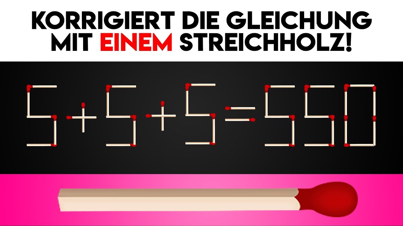 5 KRASSE R&auml;tsel mit STREICHH&Ouml;LZERN!