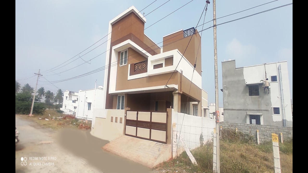 KOVAIPUDUR SUNDAKKAMUTHUR 3BHK House Total Area-3 1/2-Cent-Rs-82 LAKSH(NEGOTIABLE)