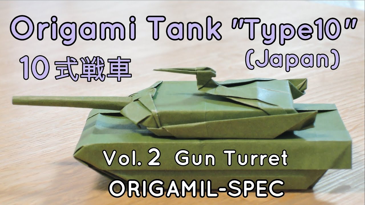 How to make an origami tank 